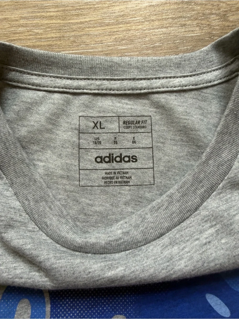 NWT Adidas Boys' Gray Graphic Tees - XL